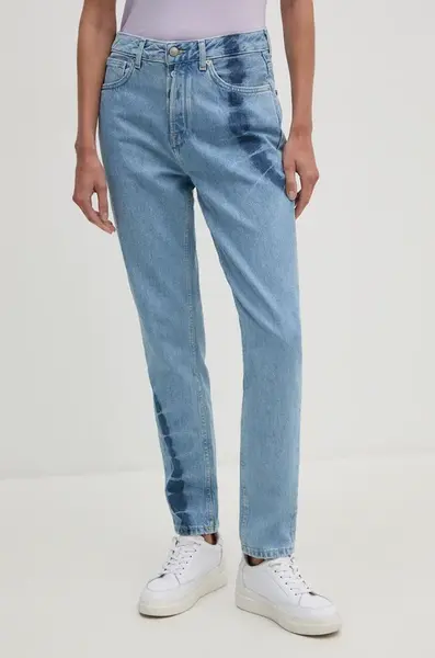 Rifle Pepe Jeans TAPERED JEANS HW TIE DYE