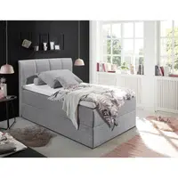 MID.YOU POSTEL BOXSPRING, 120/200 cm, šedá