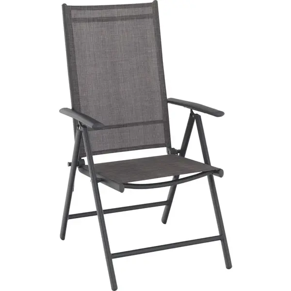 Xora ZAHRADNÍ SKLÁDACÍ KŘESLO, kov, textil