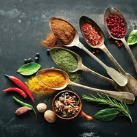 Euroart OBRAZ NA SKLE, koření, 30/30 cm