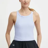 Tréninkový top Under Armour Meridian Rib fialová barva