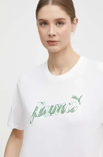 Bavlněné tričko Puma