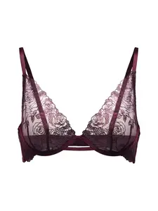 Hunkemöller Podprsenka 'HOLLIE'  vínovo červená