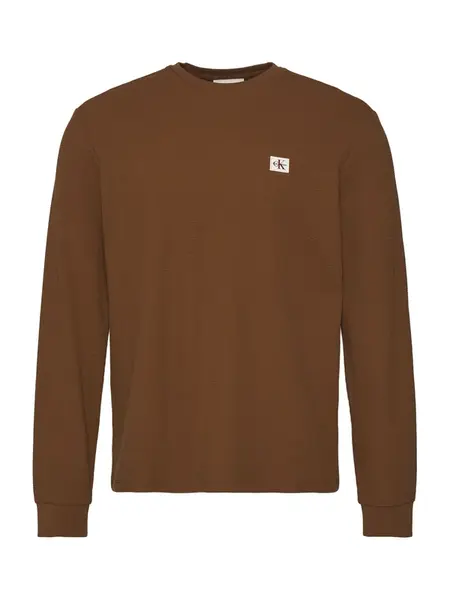 Calvin Klein Jeans Tričko  gaštanová