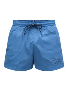 BOSS Plavecké šortky 'Mooneye'  zafírová / čierna
