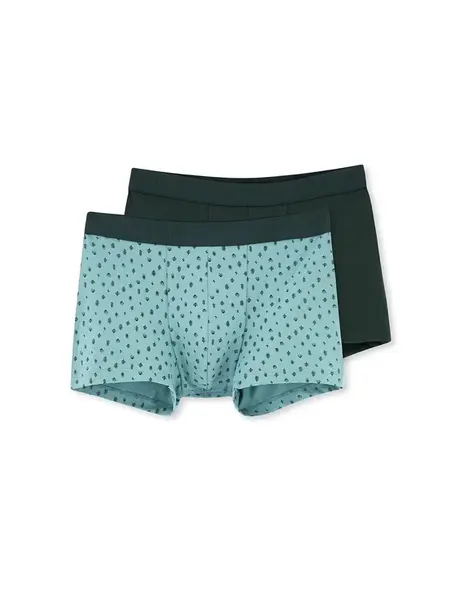 Dagi Boxerky  svetlomodrá / tmavozelená