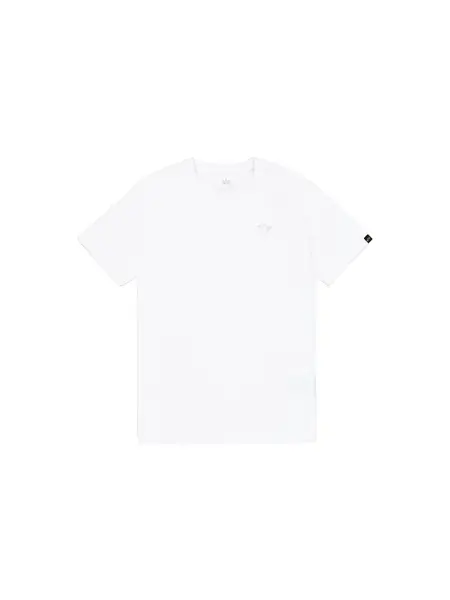 ALPHA INDUSTRIES Tričko 'Basic TPU'  čierna / biela
