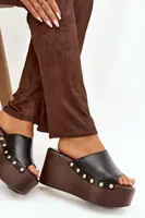 Dámské sandály na platformě s druky