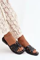 Dámské pantofle na nízkém podpatku Lorania