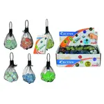 Skleněné kuličky v síťce - Oranžové