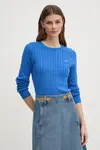 Svetr Gant dámský, fialová barva, 4800100