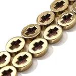 Electroplated Synthetic Non-magnetic Hematite Beads Strands