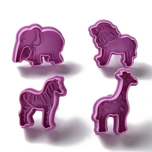 Animal Themed PET Plastic Cookie Cutters