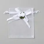 3D Flower Organza Drawstring Bags