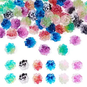 60Pcs 6 Colors Resin Cabochons