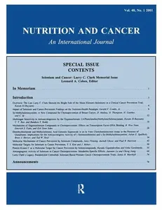 Selenium and Cancer