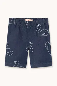 Tinycottons  Dětské bavlněné kalhoty  BIG SWANS BABY PANT