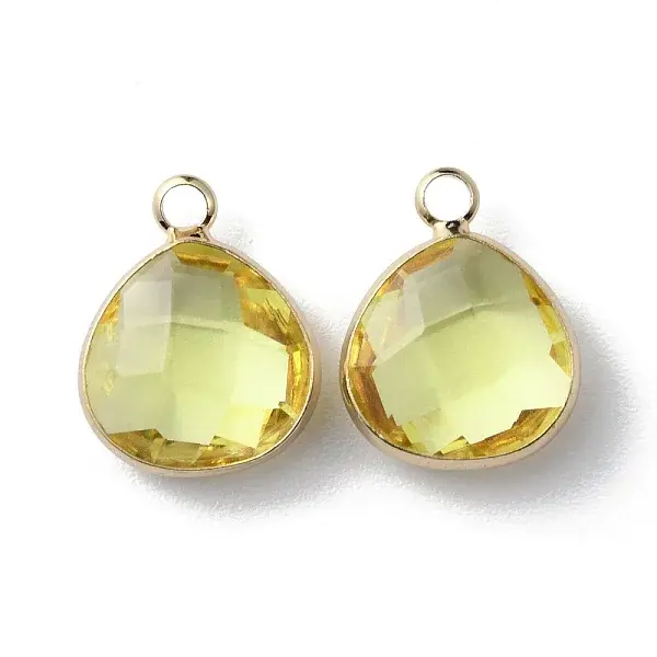 Alloy Glass Pendants