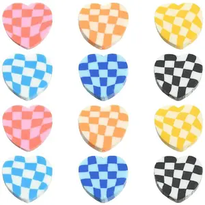 180Pcs 6 Colors Handmade Polymer Clay Beads