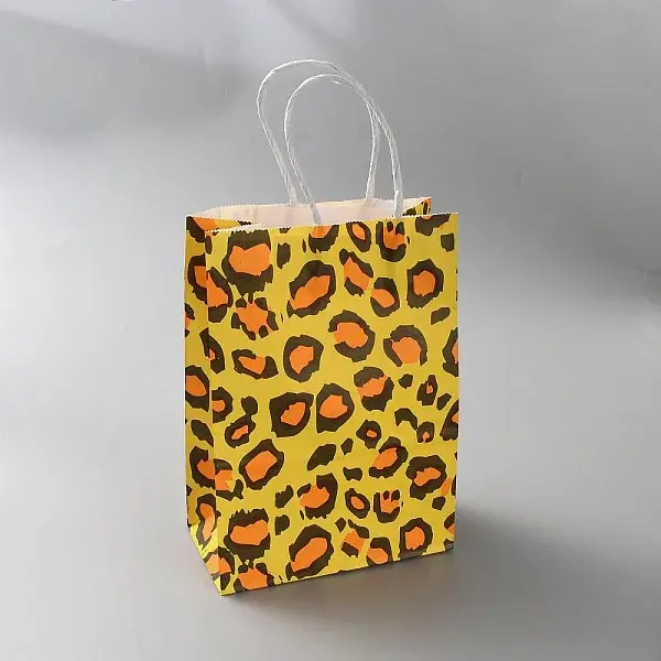 Rectangle Animal Print Paper Gift Bags