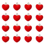 50Pcs Flocky Acrylic Pendants