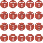 32Pcs All Kinds of Sports Balls Silicone Beads