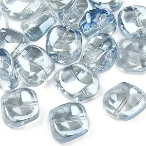 20Pcs Electroplate Glass Beads