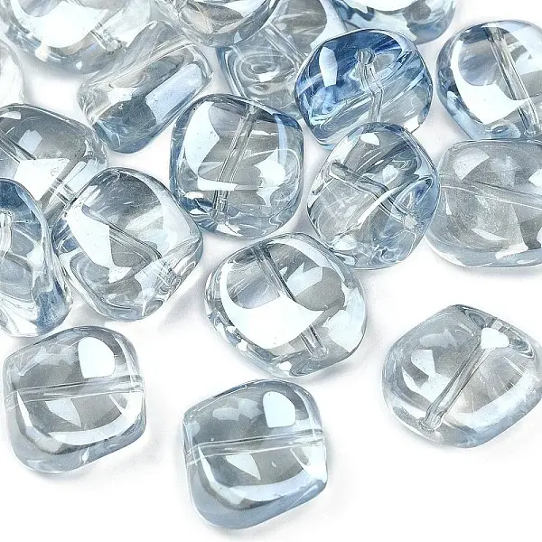 20Pcs Electroplate Glass Beads