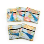 Retro Square Cloth Zipper Pouches