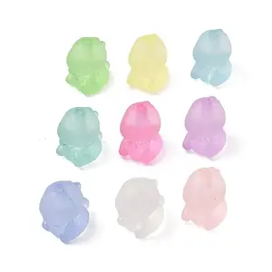 Frosted Transparent Acrylic Beads