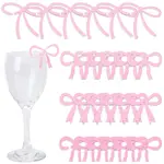24Pcs 4 Styles Acrylic Wine Glass Charms