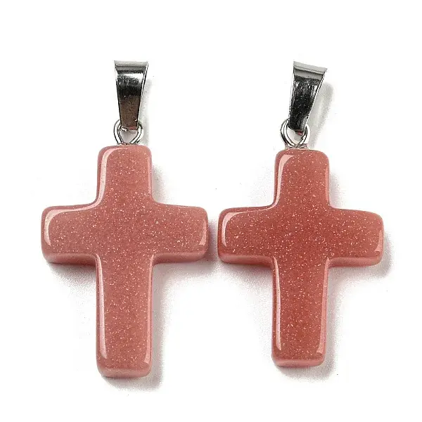 Synthetic Luminous Stone Dyed Pendants