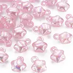 Transparent Crackle Acrylic Pendants