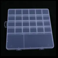 Transparent Plastic Bead Containers