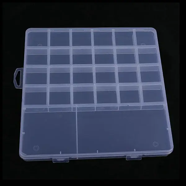 Transparent Plastic Bead Containers