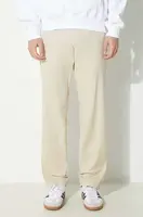 Kalhoty Norse Projects Aros Regular Organic pánské, béžová barva, jednoduché, N25.0368.2064