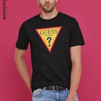Tričko Guess pánské, černá barva, s potiskem