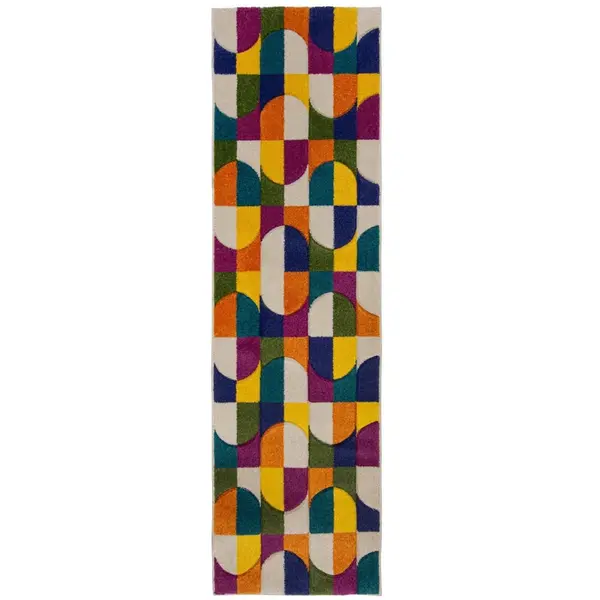 Flair Rugs TKANÝ KOBEREC, 66/300 cm, vícebarevná