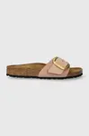 Birkenstock  Nubukové pantofle  Madrid Big Buckle