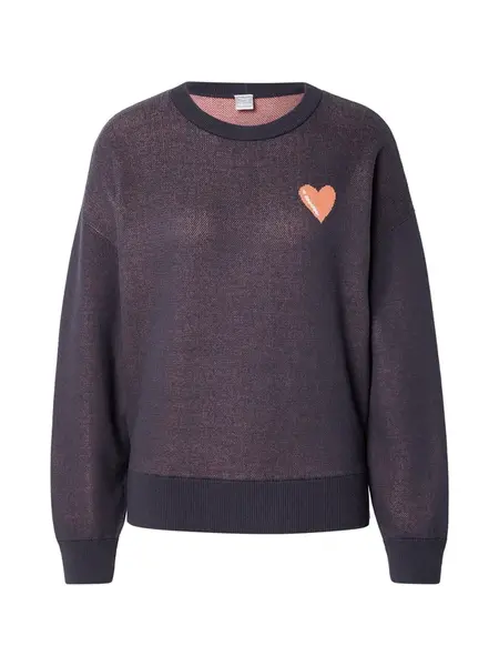 Iriedaily Sveter 'Tilda'  čadičová / oranžová / ružová / biela