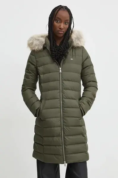 Péřová bunda Tommy Jeans