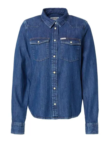 GUESS JEANS Blúzka  tmavomodrá