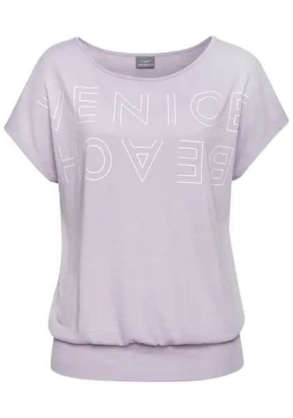 VENICE BEACH Tričko  orgovánová / biela