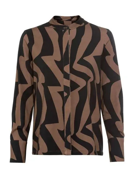 heine Blúzka  hnedá / čierna