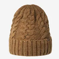 Čepice Kangol Cable Beanie HEATHER hnědá barva, z husté pleteniny, K3376HT-TANHEATHER