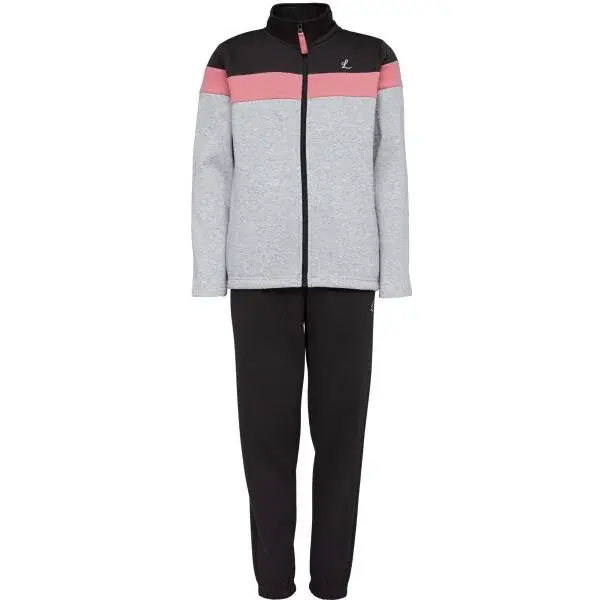 Lewro ALZON Dievčenská tepláková súprava, čierna, veľkosť 140-146