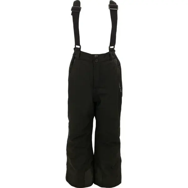 ALPINE PRO DORENO Detské lyžiarske nohavice, čierna, veľkosť 128-134