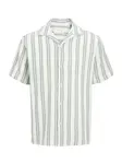 Jack & Jones Plus Košeľa 'JORCOBA'  čierna / biela
