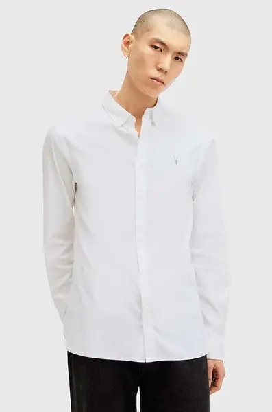 AllSaints Bavlněná košile AllSaints HAWTHORNE LS SHIRT