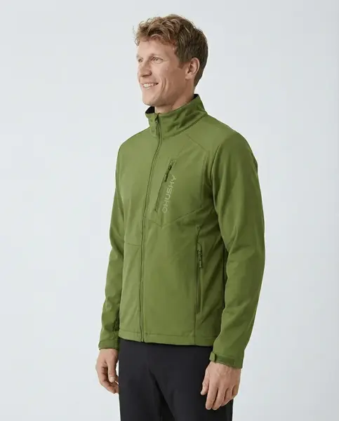 Husky Salfa M S, green Pánská softshell bunda